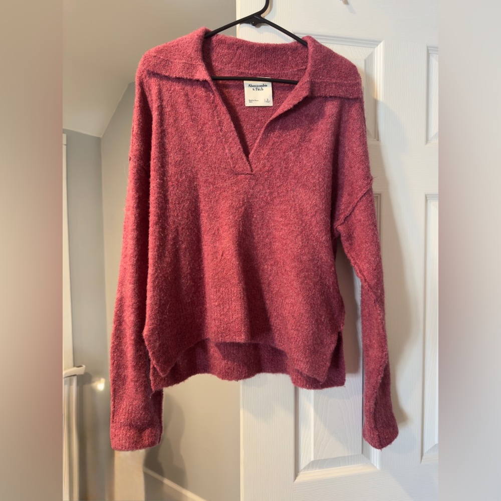 Abercrombie & Fitch Collared Sweater